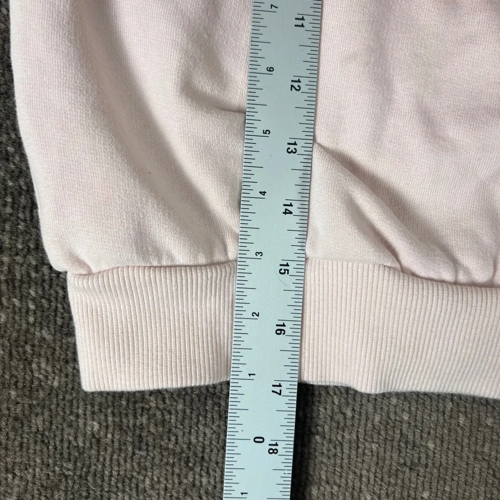 AllSaints London Girls Smallsaints Pink Ruched Sleeve Sweatshirt 7-8Y - Picture 10 of 10